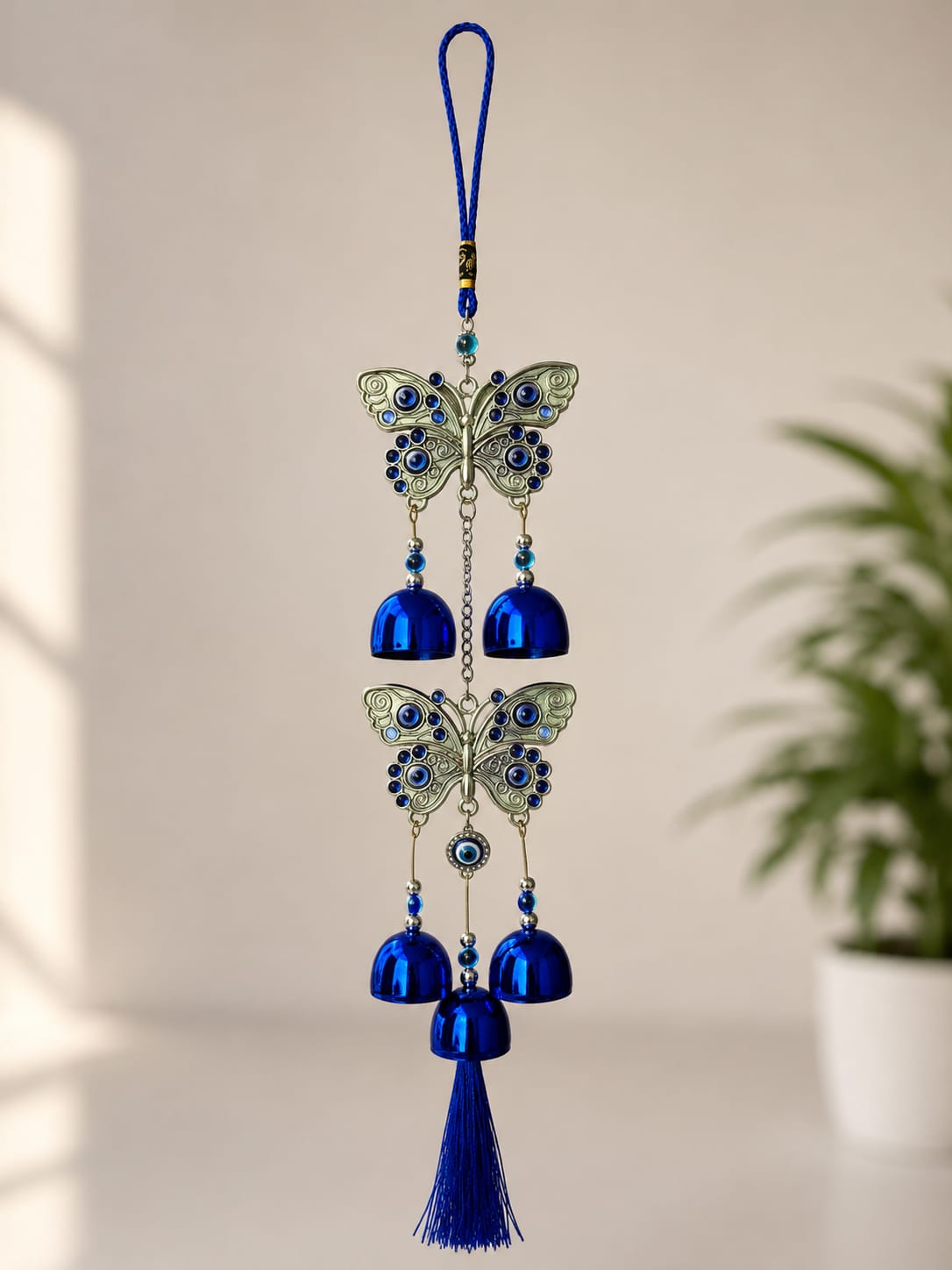 Butterfly Wind Chime Wall Hanging