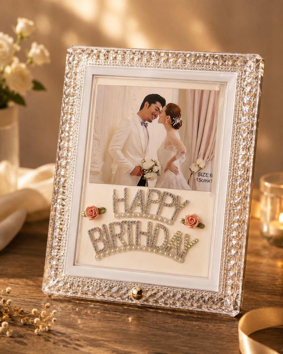 LED Light-Up Crystal Photo Frame CF_037