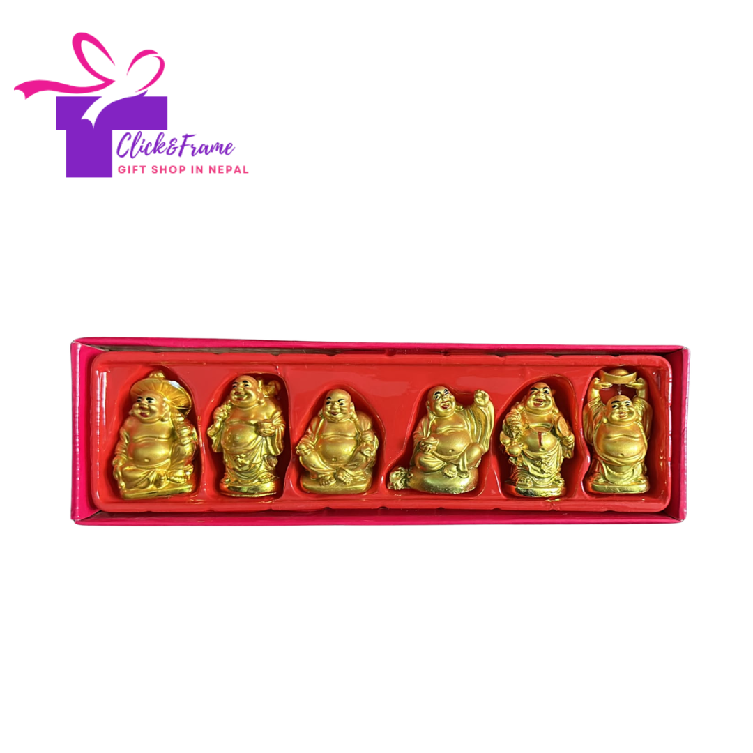 Six Lucky Laughing Buddha Statue Set CF_023